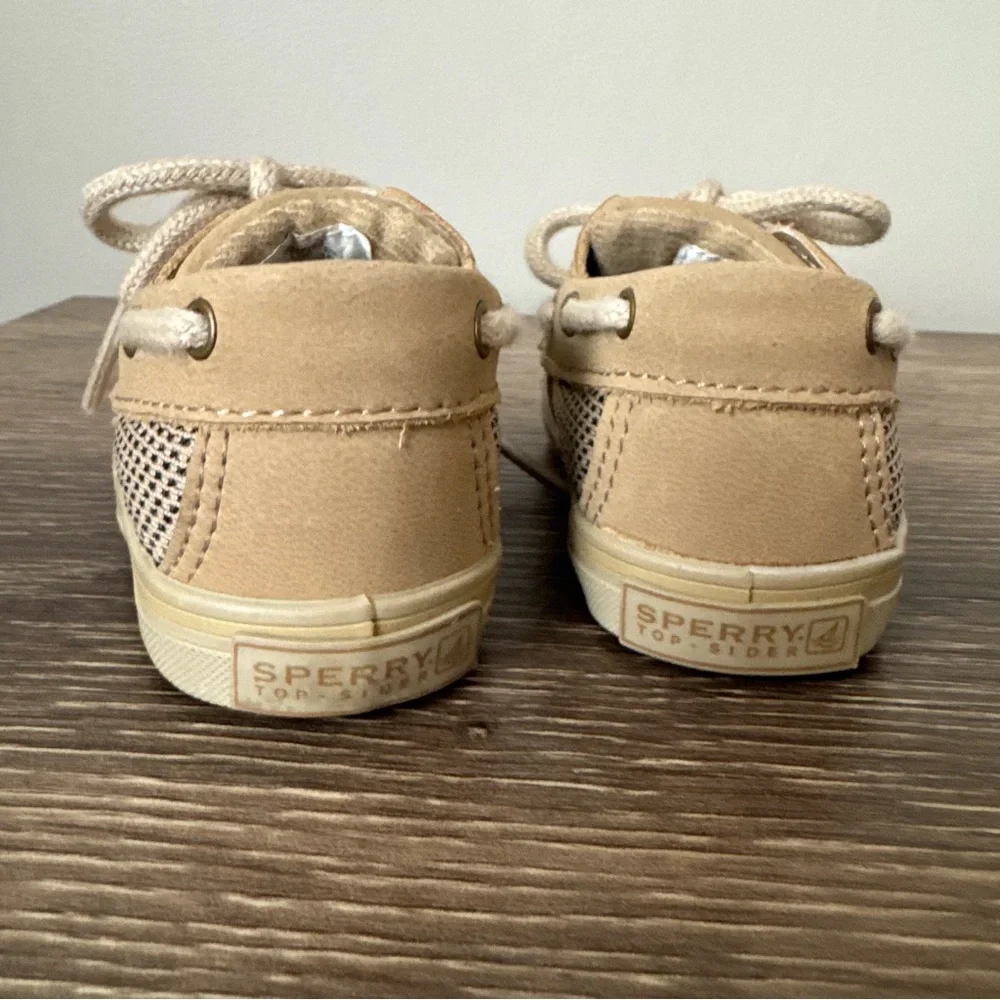 Sperry Top-Sider Baby Boys Crib Boat Shoes Sneakers Sz 1 EUC